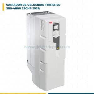 VARIADOR DE VELOCIDAD TRIF.380-480V 220HP 293A ACS580-01-293A-4+J400