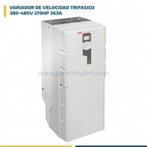 VARIADOR DE VELOCIDAD TRIF.380-480V 270HP 363A ACS580-01-363A-4+J400