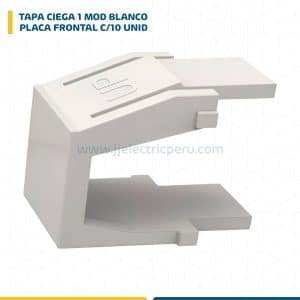 TAPA CIEGA 1 MOD BLANCO P/PLACA FRONTAL C/10 UNID 35050371 FURUKAWA