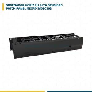ORDENADOR HORIZ 2U ALTA DENSIDAD P/PATCH PANEL NEGRO 35050303 FURUKAWA