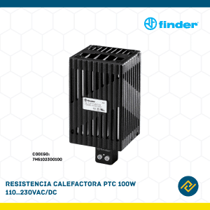 RESISTENCIA CALEFACTORA PTC 100W 110...230VAC/DC CODIGO: 7H5102300100