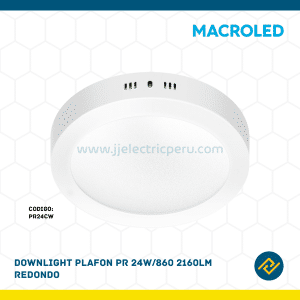 DOWNLIGHT PLAFON PR 24W/860 2160LM REDONDO CODIGO: PR24CW