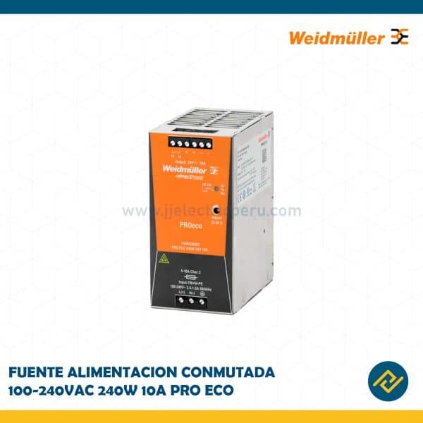 FUENTE ALIMENTACION CONMUTADA 100-240VAC 240W 10A PRO ECO CODIGO: 1469490000