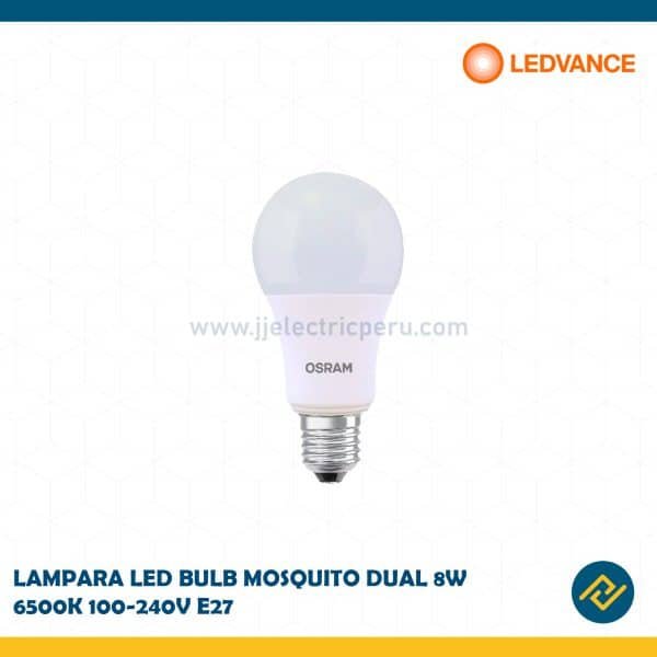 LAMPARA LED BULB MOSQUITO DUAL 8W 6500K 100-240V E27 CODIGO: 7015848