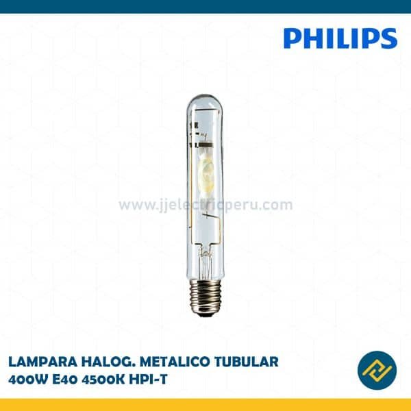 LAMPARA HALOG. METALICO TUBULAR 400W E40 4500K HPI-T CODIGO: 928481600095