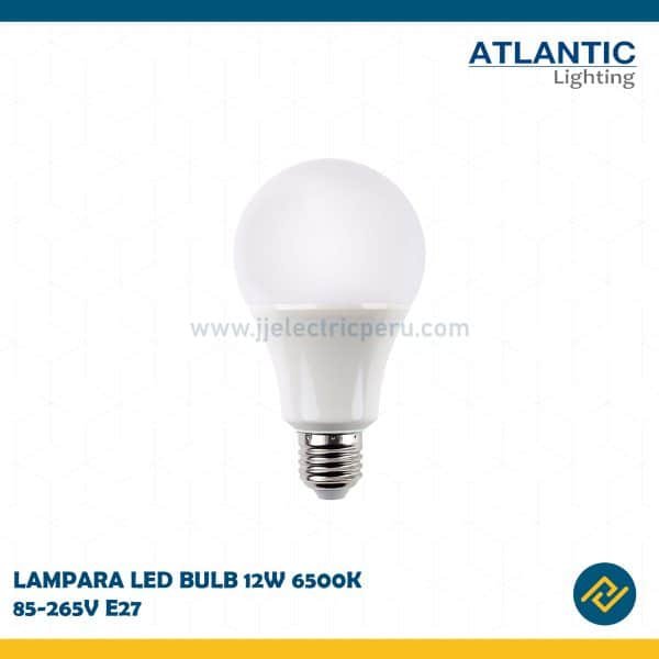 LAMPARA LED BULB 12W 6500K 85-265V E27 CODIGO: A60 E27 12 6500K