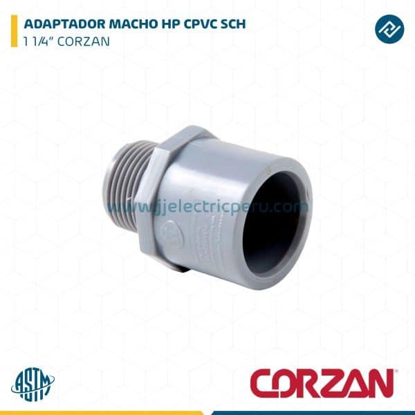 ADAPTADOR MACHO HP CPVC SCH 1 1/4" CORZAN