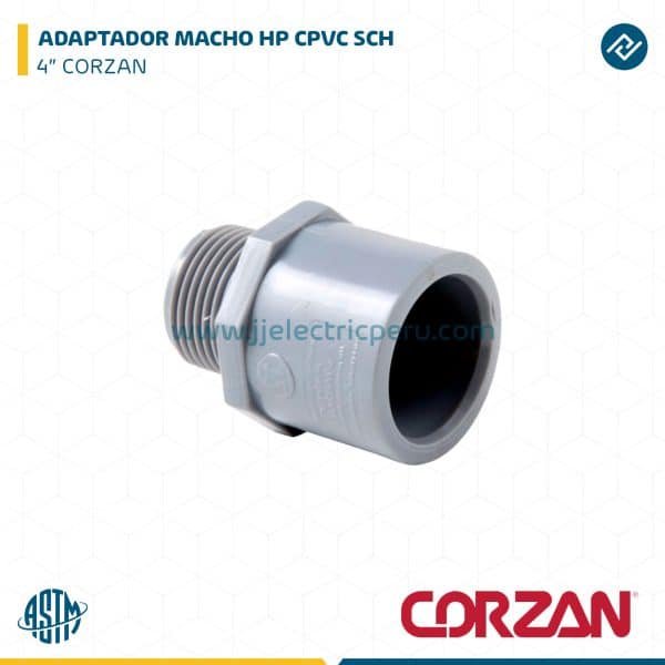 ADAPTADOR MACHO HP CPVC SCH 4" CORZAN