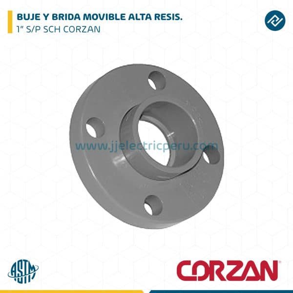 BUJE Y BRIDA MOVIBLE ALTA RESIS. 1" S/P SCH CORZAN
