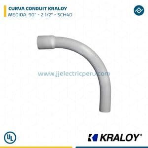 CURVA CONDUIT KRALOY 90° 2 1/2" SCH40