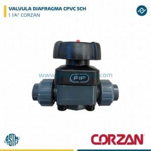 VALVULA DIAFRAGMA CPVC SCH 1 1/4" CORZAN