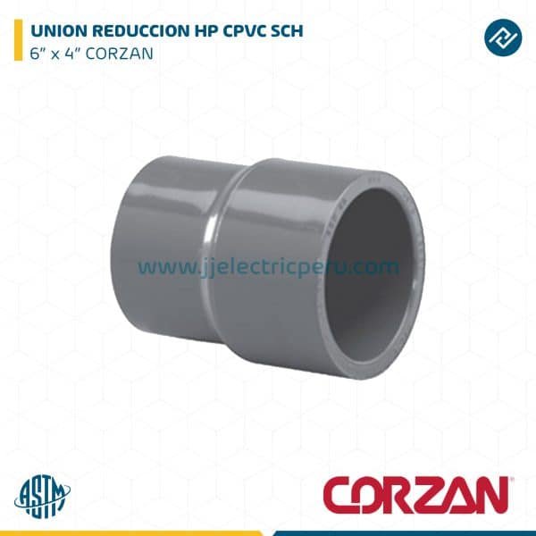 UNION REDUCCION HP CPVC SCH 6"X4" CORZAN