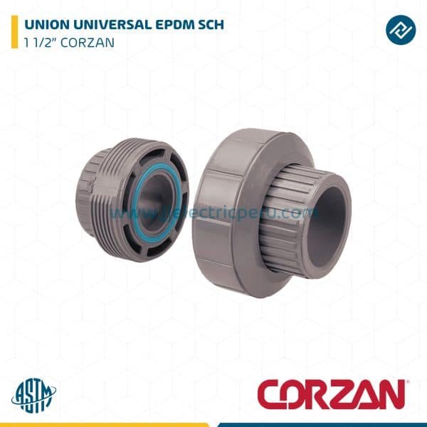 UNION UNIVERSAL EPDM SCH 1 1/2" CORZAN