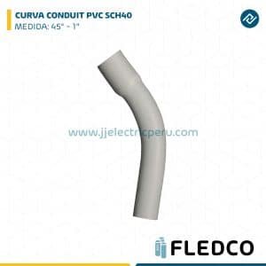 CURVA CONDUIT PVC SCH40 45° 1"