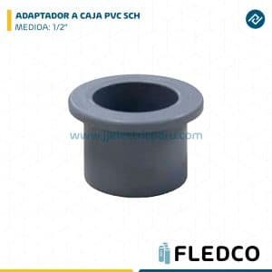 ADAPTADOR A CAJA PVC SCH 1/2"