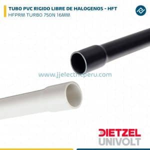 TUBO PVC RIGIDO LIBRE DE HALOGENOS - HFT HFPRM TURBO 750N 16MM DIETZEL UNIVOLT