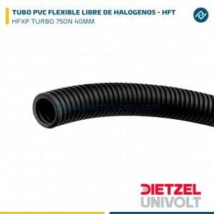 TUBO PVC FLEXIBLE LIBRE DE HALOGENOS - HFT HFXP TURBO 750N 40MM DIETZEL UNIVOLT
