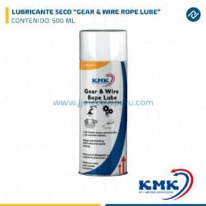 LUBRICANTE SECO “GEAR & WIRE ROPE LUBE” CONTENIDO: 500 ML KMK
