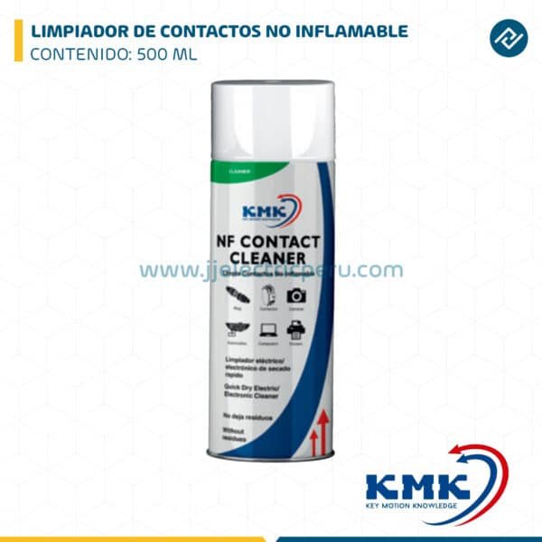 LIMPIADOR DE CONTACTOS NO INFLAMABLE CONTENIDO: 500 ML KMK