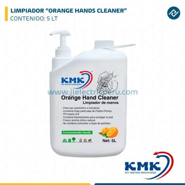 LIMPIADOR “ORANGE HANDS CLEANER” CONTENIDO: 5 LT KMK