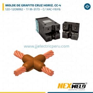 MOLDE CRUZ HORIZ. CC-4 120-120MM2 T/ M-3173 C/ XAC-Y6Y6 NEXWELD
