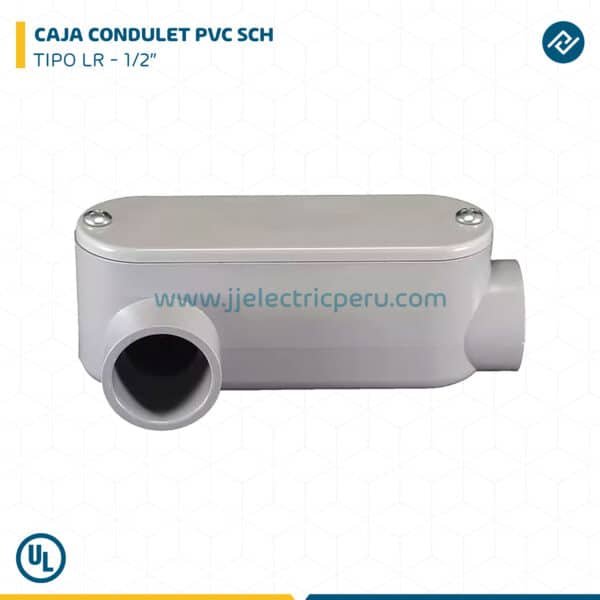 CAJA CONDULET PVC SCH TIPO LR - 1/2"