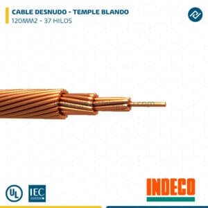 CABLE DE COBRE DESNUDO 120MM2 INDECO