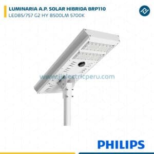LUMINARIA A.P. SOLAR HIBRIDA BRP110 LED85/757 G2 HY 8500LM 5700K PHILIPS