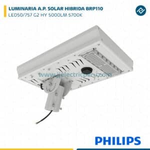 LUMINARIA A.P. SOLAR HIBRIDA BRP110 LED50/757 G2 HY 5000LM 5700K PHILIPS