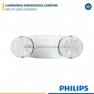 LUMINARIA EMERGENCIA LEDR1W5 2W 110-220V 50/60HZ PHILIPS