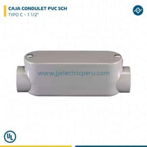 CAJA CONDULET PVC SCH TIPO C - 1 1/2"