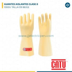 GUANTES AISLANTES CLASE 0(1000V)TALLA 09 BEIGE CATU
