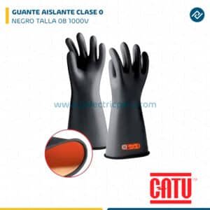 GUANTE AISLANTE CLASE 0 NEGRO TALLA 08 1000V CATU