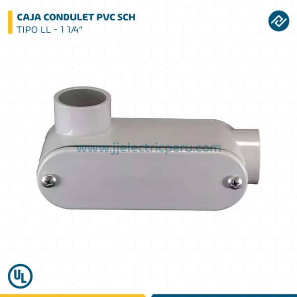 CAJA CONDULET PVC SCH TIPO LL - 1 1/4"