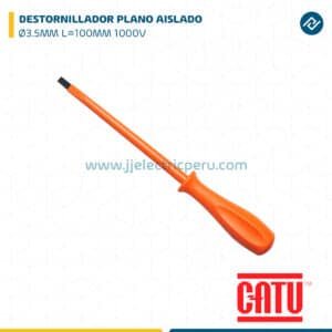 DESTORNILLADOR PLANO AISLADO Ø3.5MM L=100MM 1000V CATU