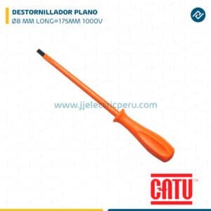 DESTORNILLADOR PLANO Ø8 MM LONG=175MM 1000V CATU