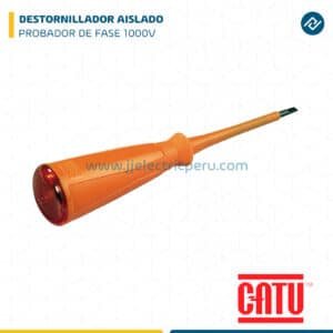 DESTORNILLADOR AISLADO PROBADOR DE FASE 1000V CATU
