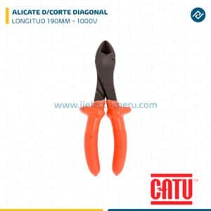 ALICATE D/CORTE DIAGONAL LONGITUD 190MM 1000V CATU
