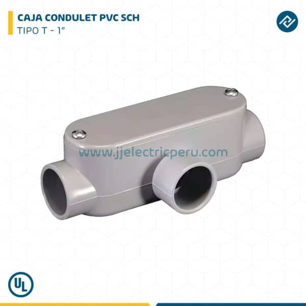 CAJA CONDULET PVC SCH TIPO T - 1"