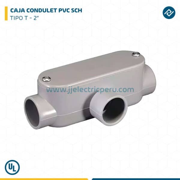 CAJA CONDULET PVC SCH TIPO T - 2"