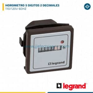 HORÓMETRO 110/120 V 60 HZ 5 DÍGITOS 2 DECIMALES LEGRAND