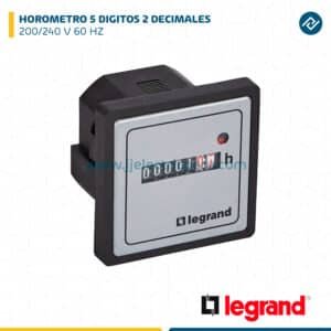 HORÓMETRO 200/240 V 60 HZ 5 DIGITOS 2 DECIMALES LEGRAND