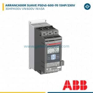 ARRANCADOR SUAVE PSE45-600-70 15HP/230V - 30HP/400V, VN:600V, IN:45A ABB