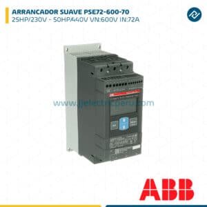 ARRANCADOR SUAVE PSE72-600-70 25HP/230V - 50HP/440V VN:600V IN:72A ABB
