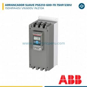 ARRANCADOR SUAVE PSE210-600-70 75HP/230V - 150HP/440V VN:600V IN:210A ABB