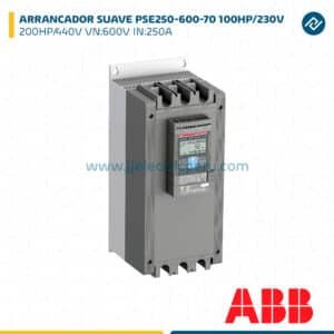 ARRANCADOR SUAVE PSE250-600-70 100HP/230V - 200HP/440V VN:600V IN:250A ABB