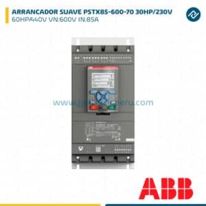 ARRANCADOR SUAVE PSTX85-600-70 30HP/230V - 60HP/440V VN:600V IN:85A ABB