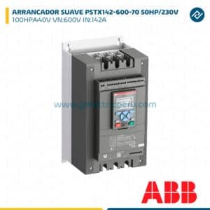 ARRANCADOR SUAVE PSTX142-600-70 50HP/230V - 100HP/440V, VN:600V, IN:142A ABB