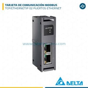 TARJETA DE COMUNICACIÓN MODBUS TCP/ETHERNETIP 02 PUERTOS ETHERNET DELTA