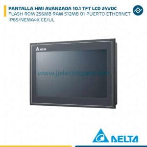PANTALLA HMI AVANZADA 10.1 TFT LCD 24VDC RAM 512MB 01 PUERTO ETHERNET IP65/NEMA4X DELTA